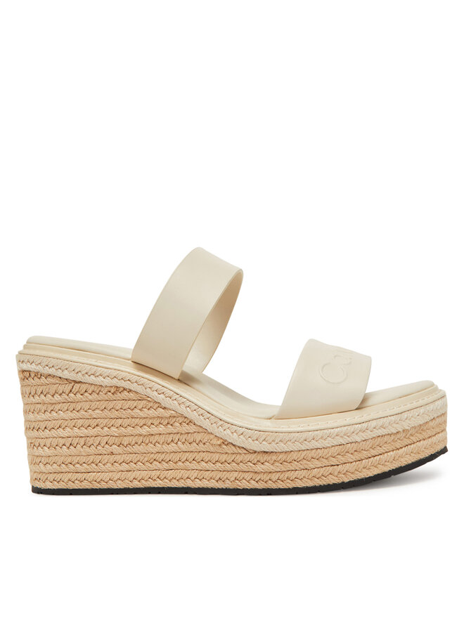 Calvin Klein Espadryle Calvin Klein Wedge Sandal 50 - He HW0HW02375 Écru