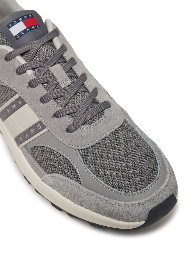 Tommy Jeans Αθλητικά Tommy Jeans Technical Runner Ess EM0EM01537 Γκρι