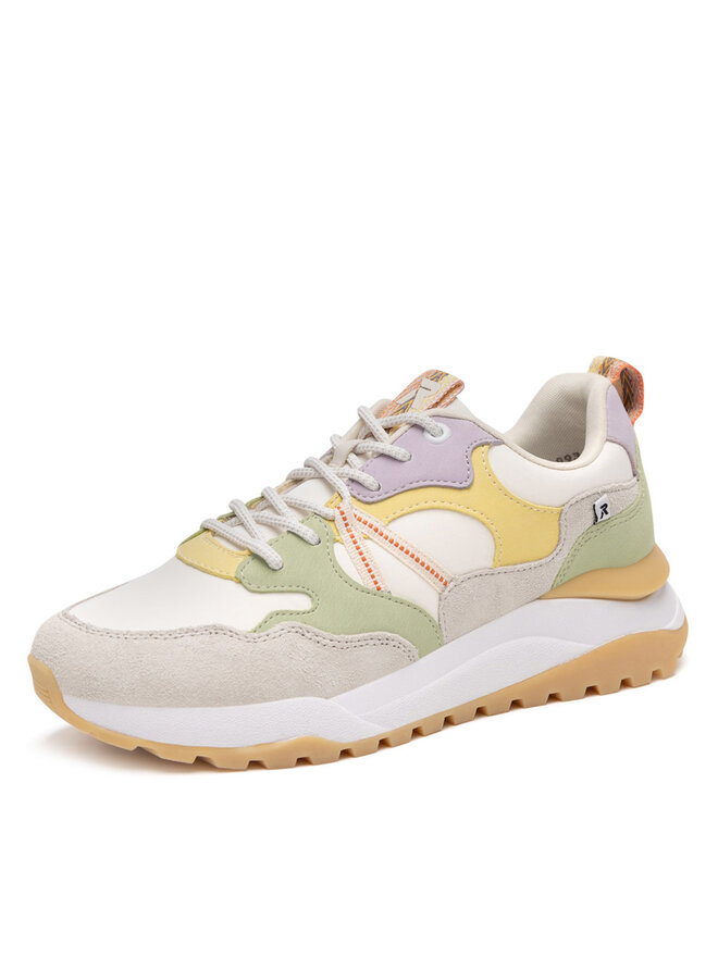Rieker Revolution Lifestyle Sneakersy Rieker Revolution Lifestyle W2501-81 Beżowy