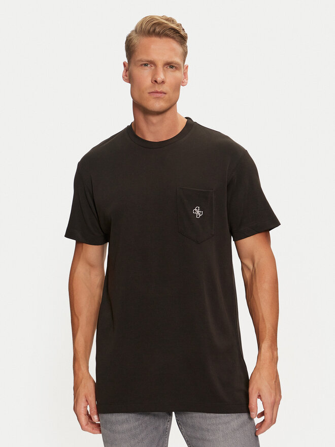 Guess Guess T-Shirt M4BP12 KBYD2 Schwarz Regular Fit