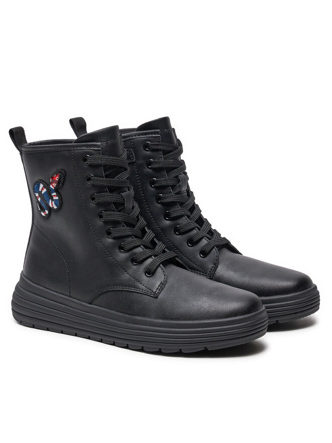 Geox Stiefel Geox J Phaolae Girl J46ETD 000BC C9999 S Schwarz