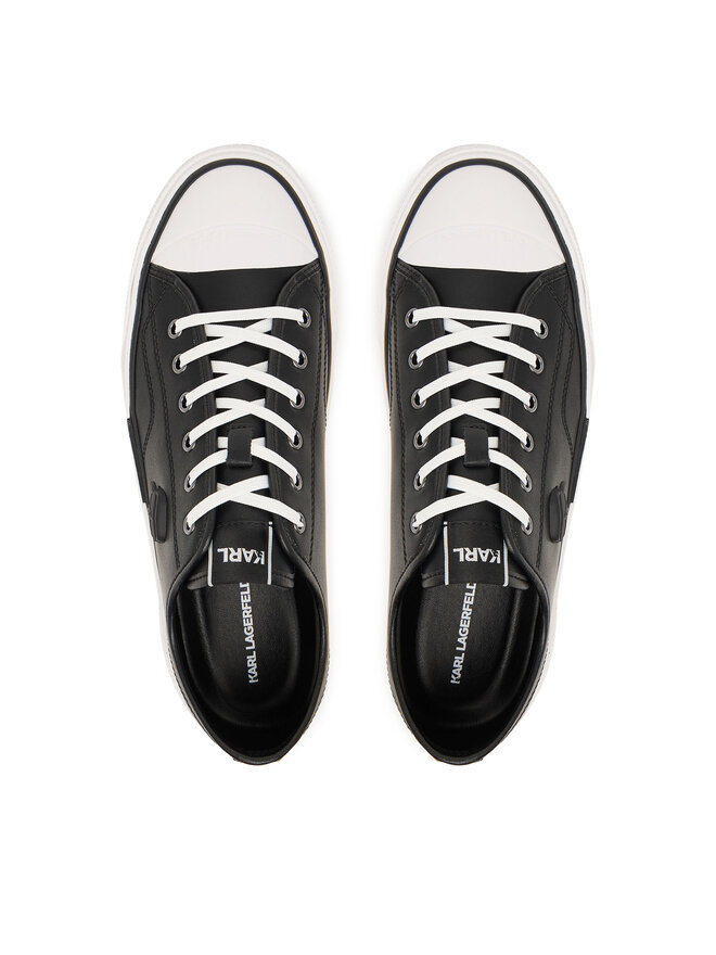KARL LAGERFELD Sneakers aus Stoff KARL LAGERFELD Kampus Max III KL50470N Schwarz