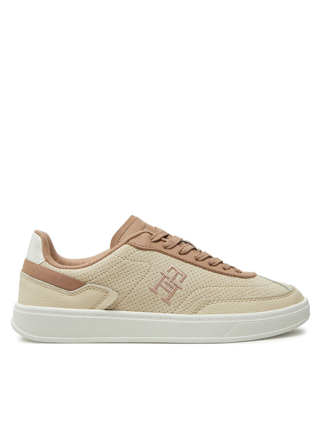 Tommy Hilfiger Αθλητικά Tommy Hilfiger Th Heritage Sneaker Perf FW0FW08380 Μπεζ