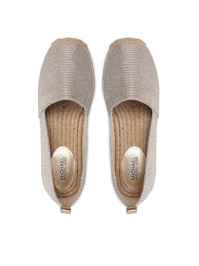 MICHAEL Michael Kors Espadrilles MICHAEL Michael Kors Lenny Espadrille 40S1LNFP8D Sudraba