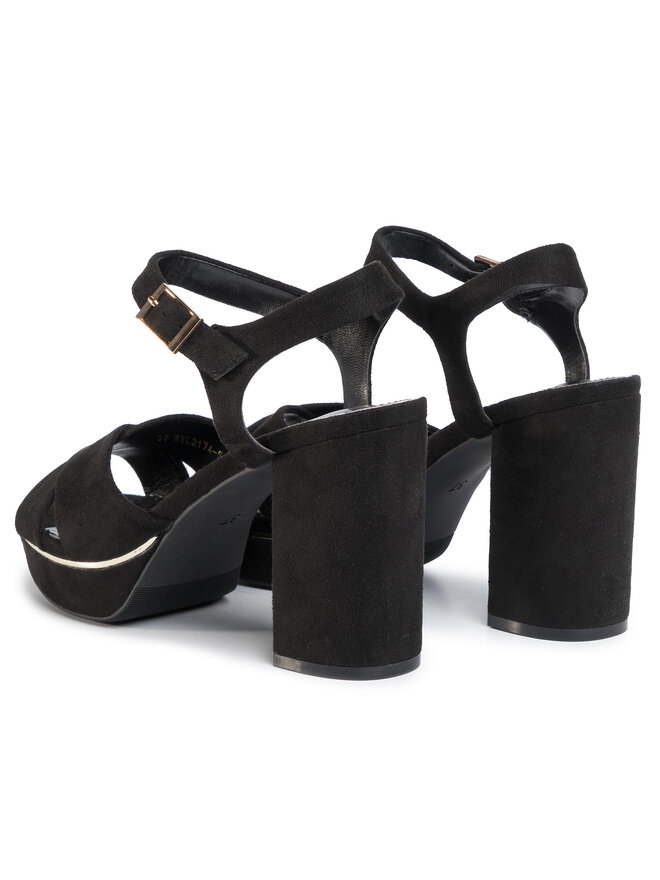 Jenny Fairy Босоніжки Jenny Fairy WYL2174-5 Чорний
