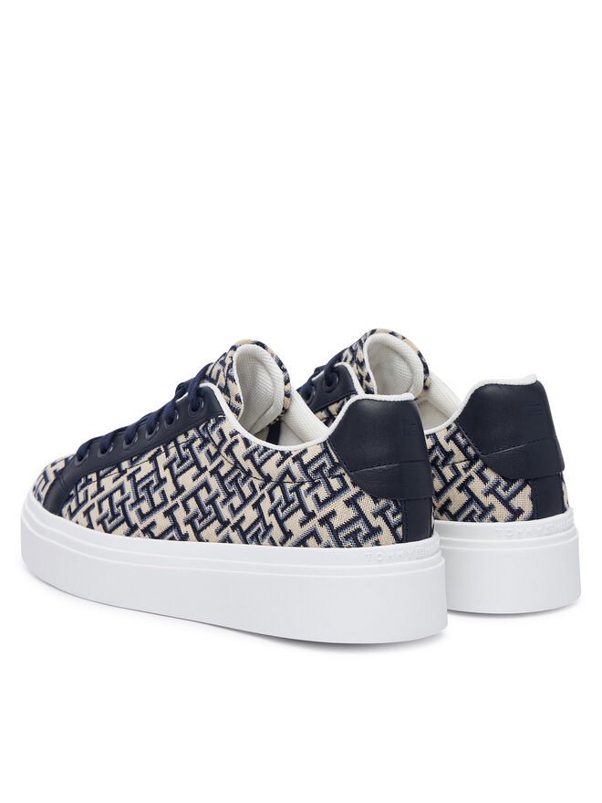 Tommy Hilfiger Sneakers Tommy Hilfiger Chic Platform Monogram FW0FW09398 Beige