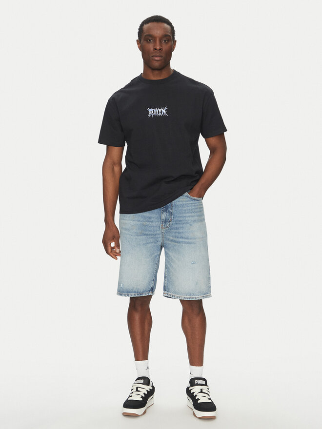 Quiksilver Quiksilver Marškinėliai EQYZT08016 Juoda Relaxed Fit