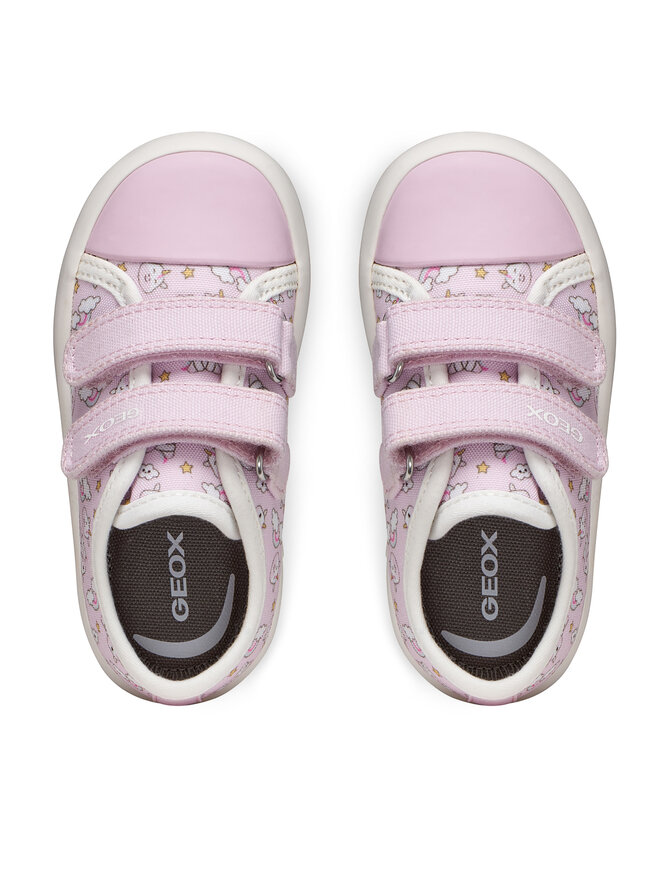 Geox Sneakers aus Stoff Geox B Gisli Girl B451MB 000AN C0550 S Rosa