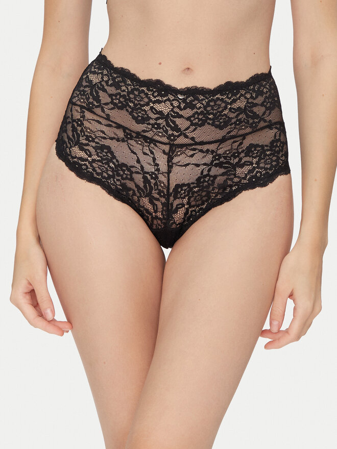 YSABEL MORA YSABEL MORA Klassischer Damenslip mit hoher Taille 10141 Schwarz