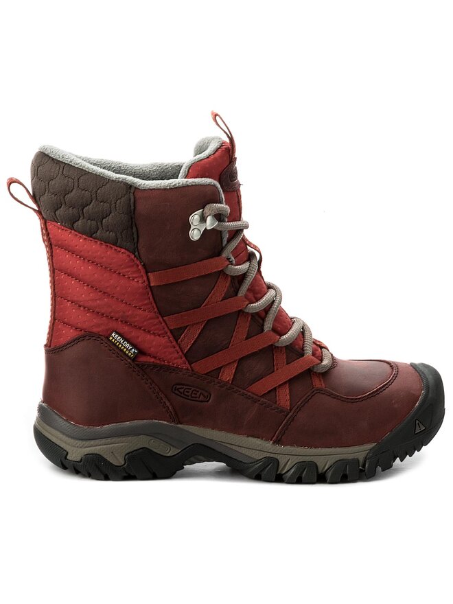 Stivali da neve Keen Hoodoo III Lace Up 1017730 Bordeaux escarpe