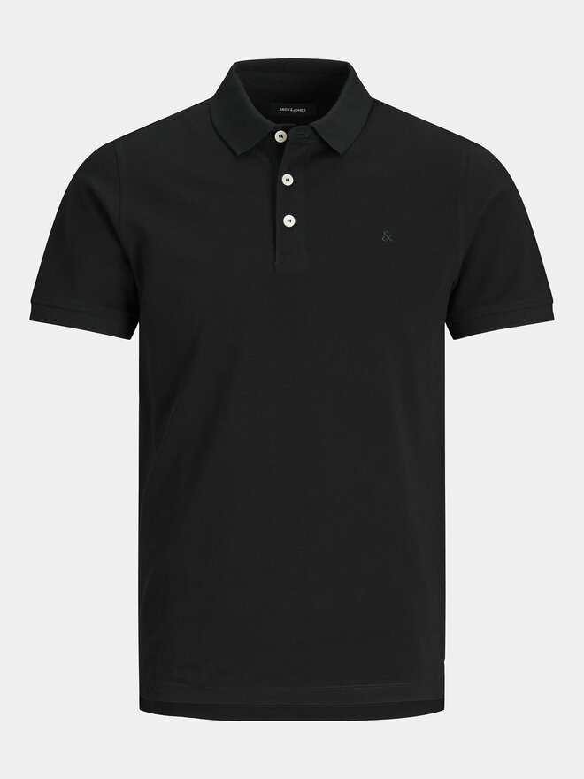 Jack&Jones Jack&Jones Polo Paulos 12136668 Μαύρο Slim Fit
