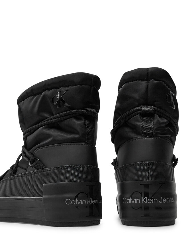 Calvin Klein Jeans Botine Calvin Klein Jeans Vulc Flatform Snow Boot Wn YW0YW01591 Negru