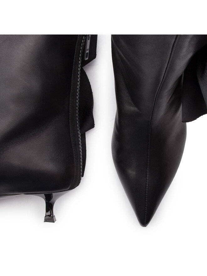 MSGM Stiefeletten MSGM Ruches Twiggy Boot 2642MDS838 855 99 Schwarz