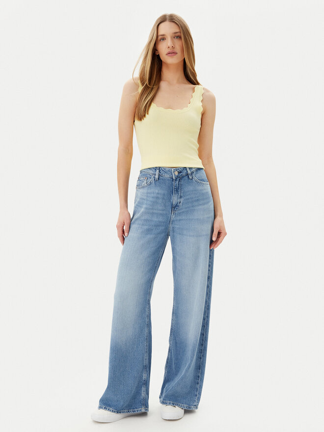 JDY JDY Top Nanna 15290585 Gelb Slim Fit