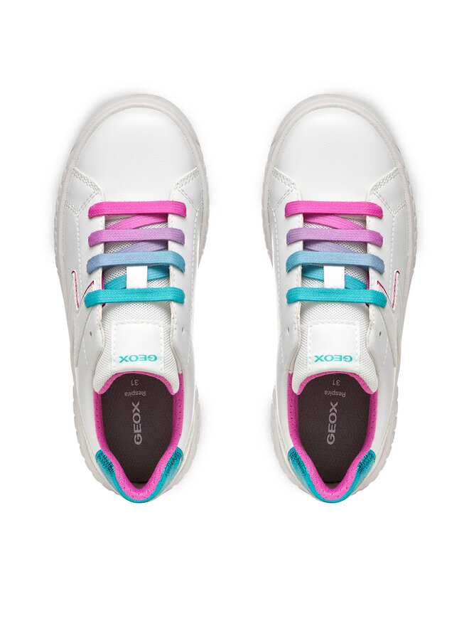 Geox Sneakersy Geox Mikiroshi J45DVA 0BCBN C0653 M Biela