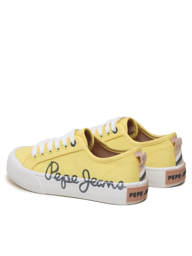 Pepe Jeans Πάνινα παπούτσια Pepe Jeans Ottis Log G PGS30577 Κίτρινο