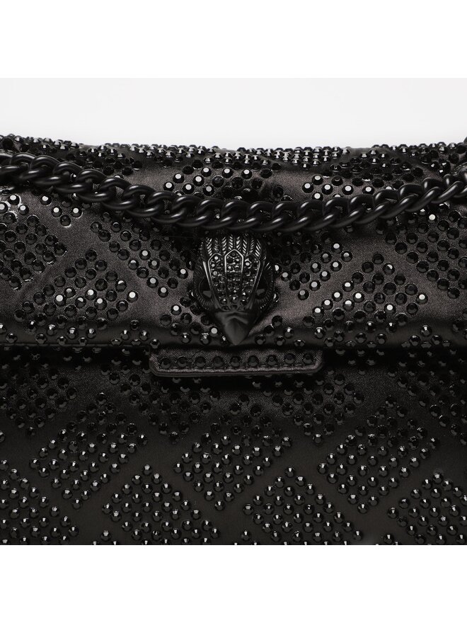 Kurt Geiger Дамска чанта Kurt Geiger Fabric Mini Kensington 9546600609 Черен