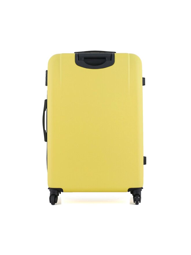 Semi Line Μεγάλη Βαλίτσα Semi Line T5571-6 Κίτρινο