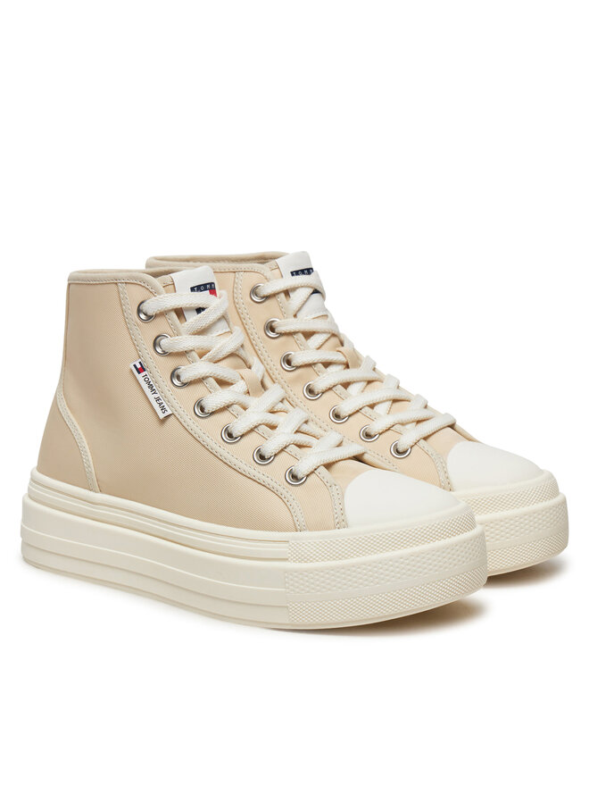 Tommy Jeans Trampki Tommy Jeans Foxing EN0EN02704 Beżowy