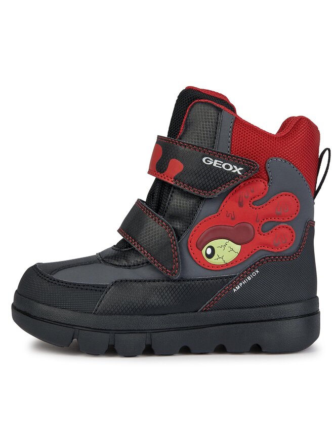 Geox Schneeschuhe Geox J Willaboom Boy B Ab J36LFA 050FU C0048 D Schwarz