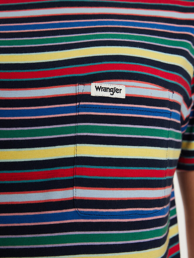 Wrangler Wrangler Camiseta Stripe 112356456 De color Regular Fit