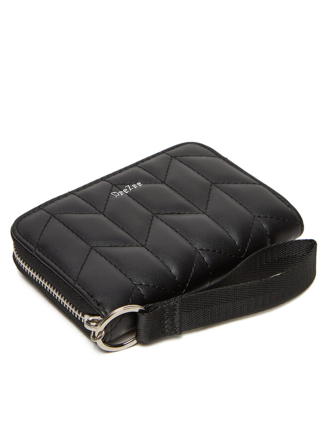 DeeZee Голям дамски портфейл DeeZee W22062 Черен