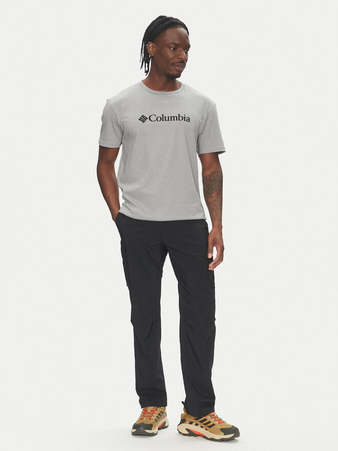 Columbia Columbia Marškinėliai CSC Basic Logo EM2180 Pilka Regular Fit