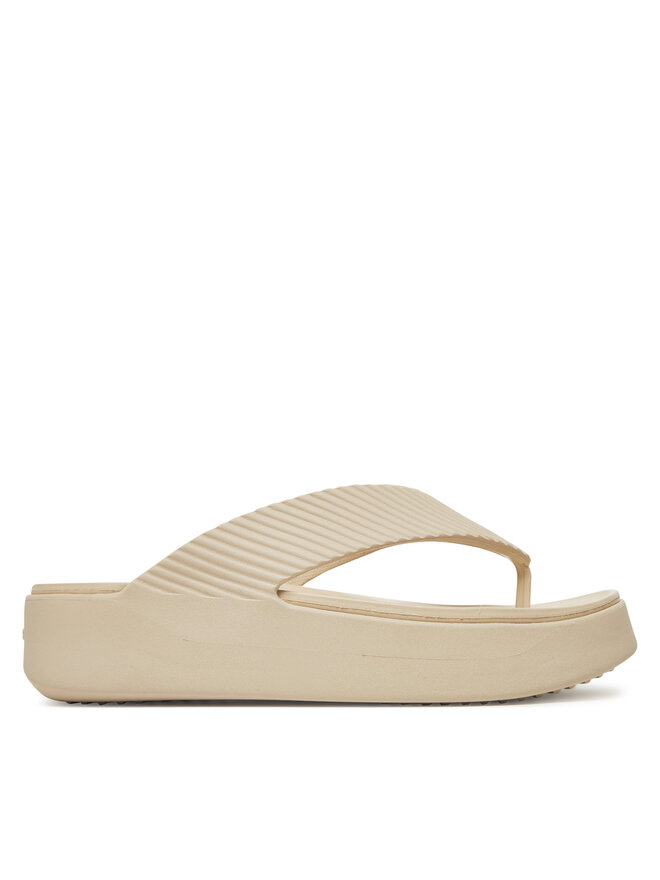 Crocs Джапанки Crocs Getaway Groove Platform Flip 210700 Бежов