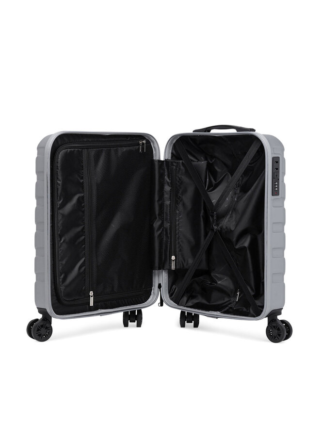 GINO ROSSI Rankinio bagažo lagaminas Gino Rossi GIN-S-003-05-SILVER Sidabrinė