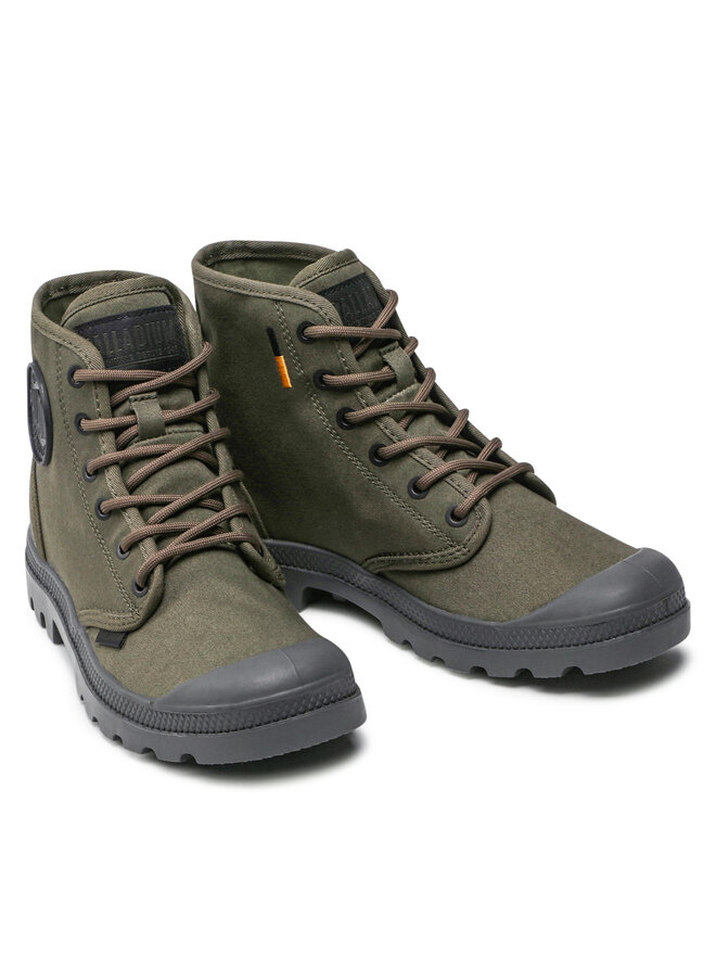 Palladium Schnürstiefeletten Palladium Pampa Hi Htg Supply 77356-325-M Grün