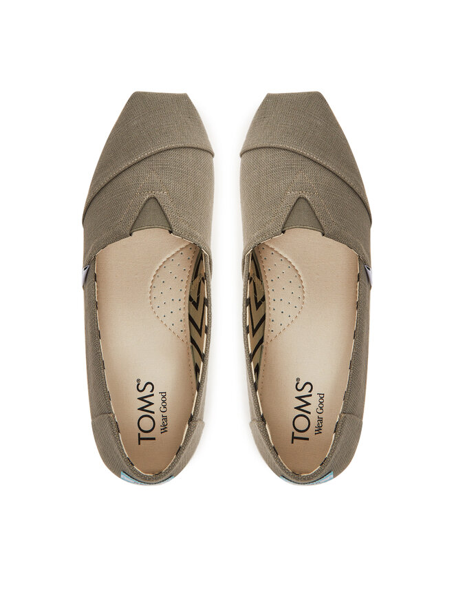 Toms Туфлі Toms Alpargata Classic 10021903 Сірий