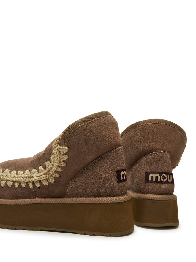 Mou Sněhule Mou Mini Eskimo Platform Boot FW681000A Hnědá