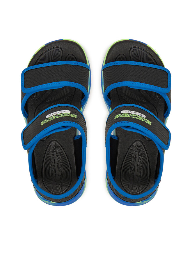 Skechers Босоніжки Skechers S-Lights: Sola Glow Sandal - Fusion Brights 407032L/BKBL Чорний