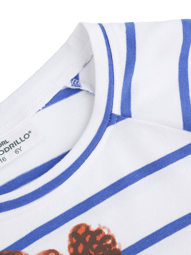 Coccodrillo Coccodrillo Marškinėliai WC5143203FGK Mėlyna Regular Fit