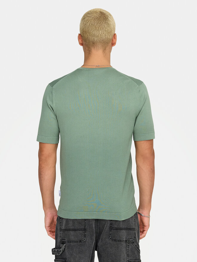 Only & Sons Only & Sons Camiseta Wyler 22022928 Verde Regular Fit