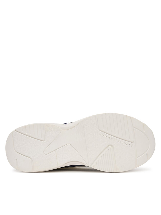 Tommy Hilfiger Sneakers Tommy Hilfiger Modern Runner Shiny Leather FW0FW09413 Dunkelblau