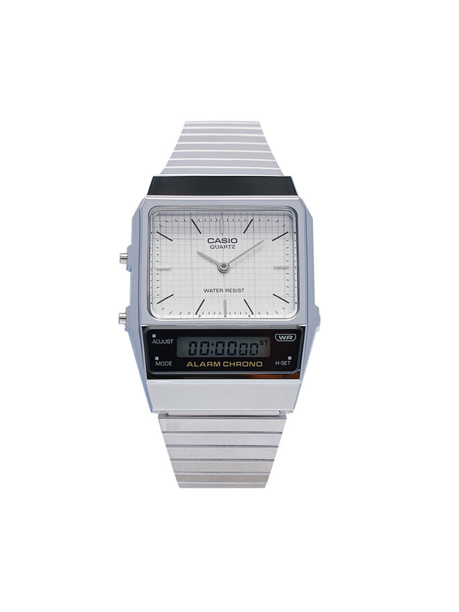 Casio Zegarek Casio AQ-800E-7AEF Srebrny