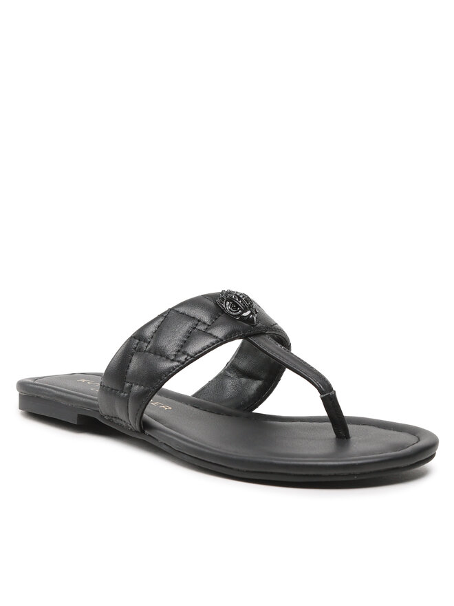 Kurt Geiger Flip flop Kurt Geiger Kensington T-Bar Drench 9600600109 Negru