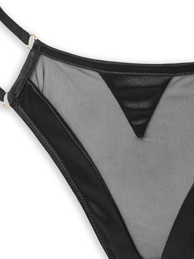Hunkemöller Hunkemöller Στρίνγκ Vienna 301822 Μαύρο