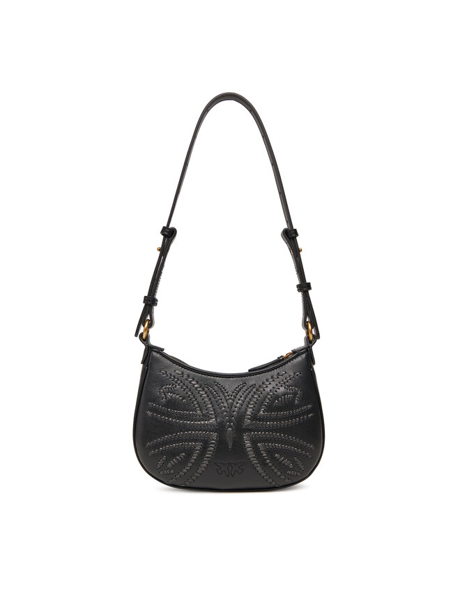 PINKO Handtasche PINKO Half Moon Baby PE 25 PLTT 103538 A2C3 Schwarz