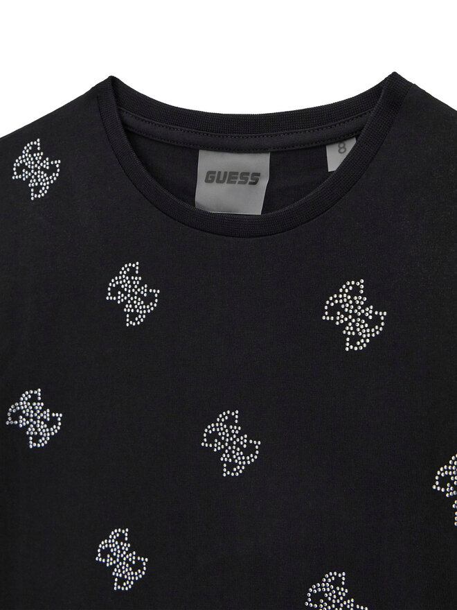 Guess Guess Футболка J6GI35 I3Z14 Чорний Relaxed Fit