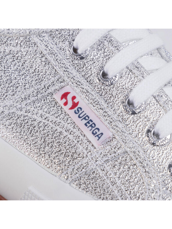 Sneakers aus Stoff Superga 2750 Lamew S001820 Silberfarben eschuhe
