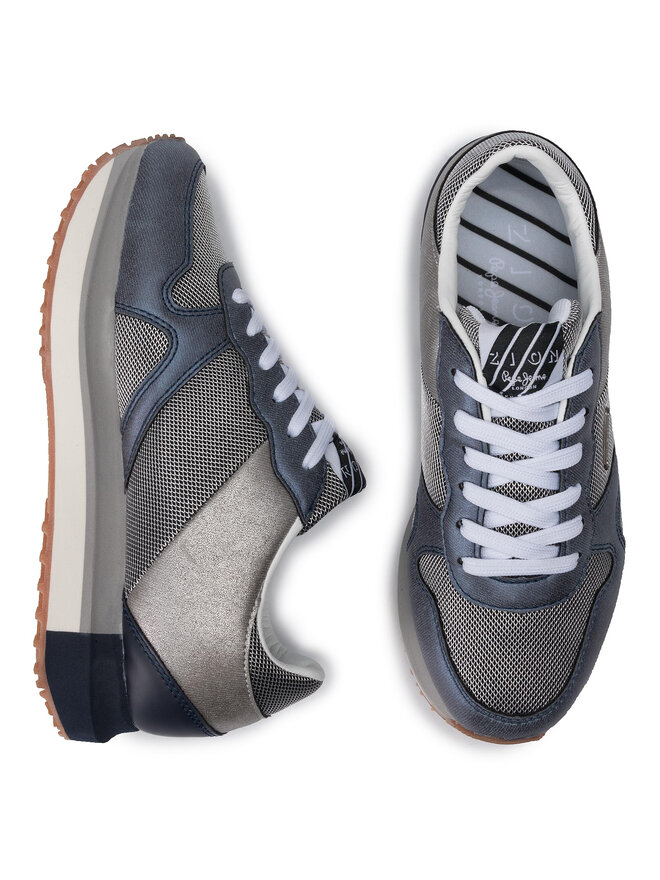 Sneakers Pepe Jeans Zion Mesh PLS30906 Silberfarben eschuhe