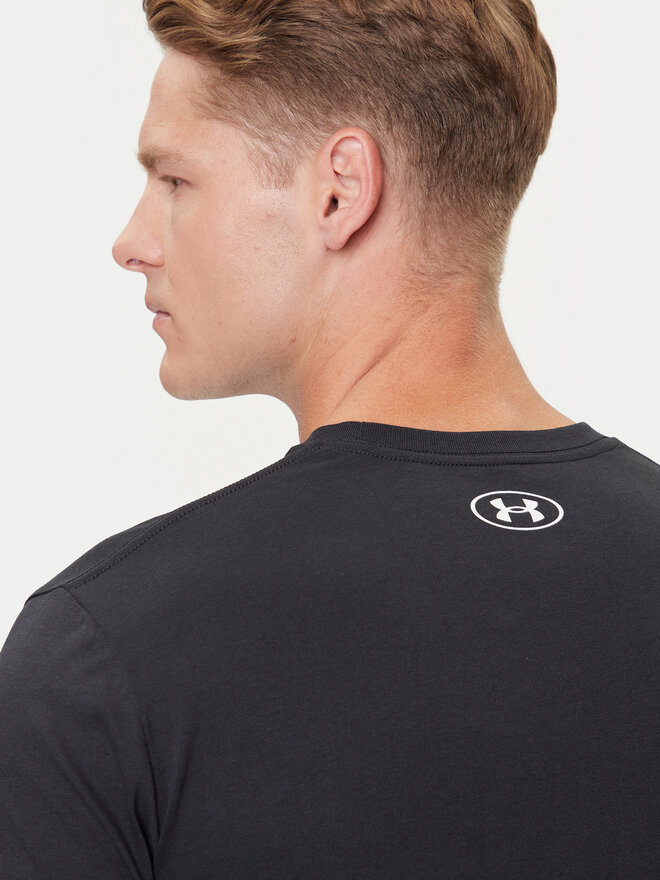 Under Armour Under Armour Marškinėliai Ua Sportstyle Logo Update Ss 1382911-001 Juoda Loose Fit
