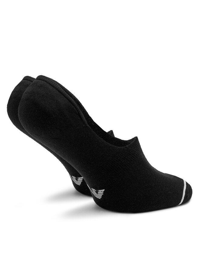 Emporio Armani 2er-Set Damen Sneakersocken Emporio Armani 292315 4R227 00020 Schwarz