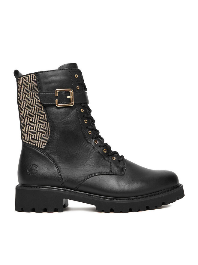 Remonte Schnürschuhe Remonte D8658-03 Schwarz
