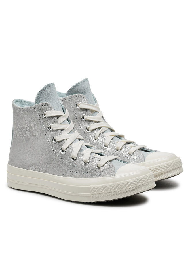 Converse Trampki Converse Chuck 70 Suede Shimmer A08224C Szary
