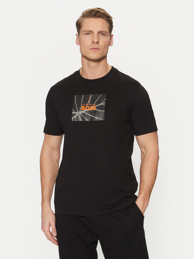BOSS BOSS T-Shirt Injungle 50535112 Schwarz Regular Fit