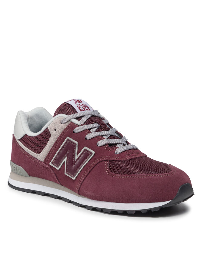 Zapatillas New Balance GC574GB Guinda burdeos zapatos.es