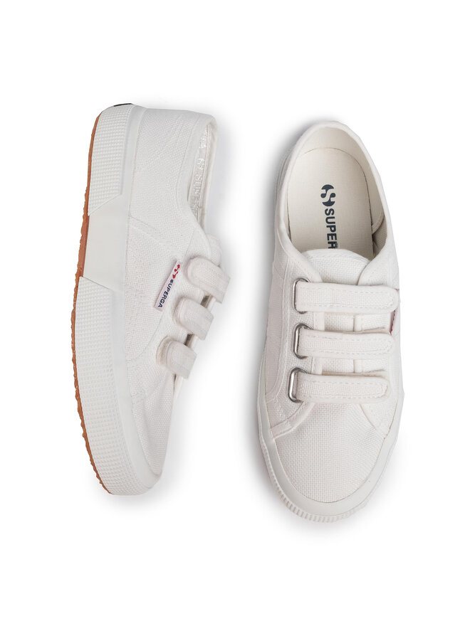 Superga Sneakers aus Stoff Superga 2750 Cot3velu S00BN20 Weiß